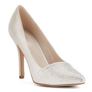 APT-9-Women's-Size 10-Slip-On-Beige Heels
